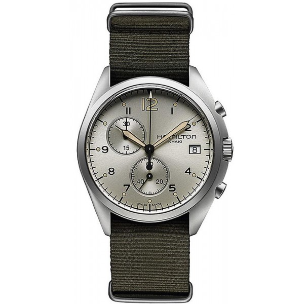 Hamilton Herrenuhr Khaki Aviation Pilot Pioneer Chrono ...