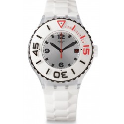 Swatch Unisexuhr Scuba Libre Blanca SUUK401