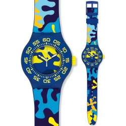 Swatch Unisexuhr Scuba Libre Out In The Wild SUUN101