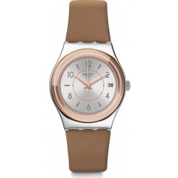 Swatch Damenuhr Irony Medium Caresse d'Été YLS458