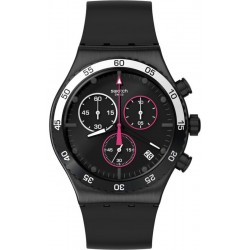 Orologio Swatch Uomo Irony Chrono Magenta At Night YVB413